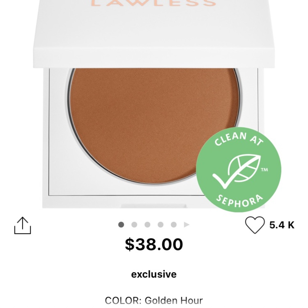 Lawless Beauty Bronzer in Golden Hour 😍😍